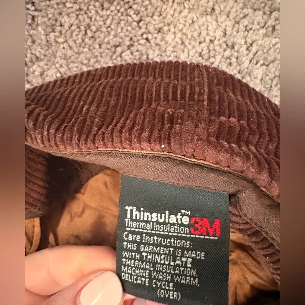 Vintage Brown Corduroy Newsboy Hat | Baker‎ Boy Cap | 90s Academia